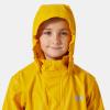 Helly-Hansen Junior Moss Jacket – Unisex Coat with HELOX, YKK Zipper, Detachable Hood, Adjustable Cuffs & Hem, Hand Pockets(344 Essential Yellow)