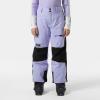 Helly-Hansen Junior Powder LT Pant – Unisex Snow Wear, Waterproof, Breathable, Insulated Ski Pants(698 Bright Lavender)