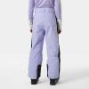 Helly-Hansen Junior Powder LT Pant – Unisex Snow Wear, Waterproof, Breathable, Insulated Ski Pants(698 Bright Lavender)