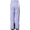 Helly-Hansen Junior Powder LT Pant – Unisex Snow Wear, Waterproof, Breathable, Insulated Ski Pants(698 Bright Lavender)