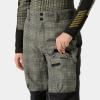 Helly-Hansen Junior Powder LT Pant – Unisex Snow Wear, Waterproof, Breathable, Insulated Ski Pants(718 Sepia Broxburn Aop)