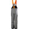 Helly-Hansen Junior Summit 2.0 Bib Pant, Unisex Waterproof Ski & Snowboard Overalls, Adjustable Fit, Breathable, Durable(876 Concrete)