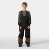 Helly-Hansen Junior Summit 2.0 Bib Pant, Unisex Waterproof Ski & Snowboard Overalls, Adjustable Fit, Breathable, Durable(991 Black)