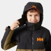 Helly-Hansen Junior Traverse Jacket – Waterproof, Breathable, Unisex Design, Ideal for Outdoor Adventures(718 Sepia)