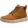 Helly-Hansen Pinehurst Leather Men’s Waterproof Hiking Boot – Outdoor Trekking Gear with Durable Grip, Cushioned Midsole(725 Honey Wheat/Coffee Bean)