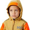 Helly-Hansen Rider 2.0 Insulated Ski Jacket for Kids – Waterproof, Breathable, Neon, Reflective, Recycled Materials(389 Sand)