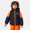 Helly-Hansen Rider 2.0 Insulated Ski Jacket for Kids – Waterproof, Breathable, Neon, Reflective, Recycled Materials(597 Navy)