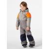 Helly-Hansen Rider 2.0 Insulated Ski Jacket for Kids – Waterproof, Breathable, Neon, Reflective, Recycled Materials(876 Concrete)