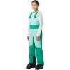Helly-Hansen Stellar Bib Pant – Junior Girls Snow Pants for Winter Activities, Waterproof, Breathable, Durable Ski Gear(466 Signal Green)