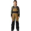 Helly-Hansen Stellar Bib Pant – Junior Girls Snow Pants for Winter Activities, Waterproof, Breathable, Durable Ski Gear(718 Sepia)