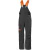 Helly-Hansen Junior Summit 2.0 Bib Pant, Unisex Waterproof Ski & Snowboard Overalls, Adjustable Fit, Breathable, Durable(990 Black / 1.0)