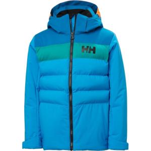 Helly-Hansen Cyclone Jacket for Juniors – Waterproof, Breathable, Insulated Skiing Jacket with Adjustable Hood(578 Neptune Blue)