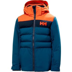Helly-Hansen Cyclone Jacket for Juniors – Waterproof, Breathable, Insulated Skiing Jacket with Adjustable Hood(589 Deep Dive)