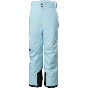 Helly-Hansen Diamond Pant Junior Girl Ski Pants, Waterproof Breathable Snow Gear, Insulated Warmth(607 Light Cyan)