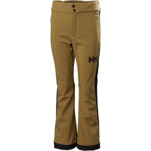 Helly-Hansen Junior Girl Maya Stretch Ski Pant – Waterproof, Insulated, Breathable, Adjustable Waist, Snow Gaiters(718 Sepia)