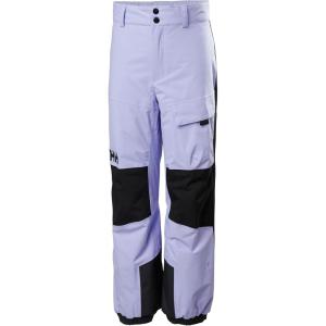 Helly-Hansen Junior Powder LT Pant – Unisex Snow Wear, Waterproof, Breathable, Insulated Ski Pants(698 Bright Lavender)
