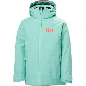Helly-Hansen Junior Traverse Jacket – Waterproof, Breathable, Unisex Design, Ideal for Outdoor Adventures(416 Lagoon)