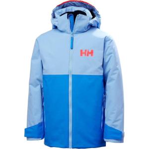 Helly-Hansen Junior Traverse Jacket – Waterproof, Breathable, Unisex Design, Ideal for Outdoor Adventures(554 Ultra Blue)