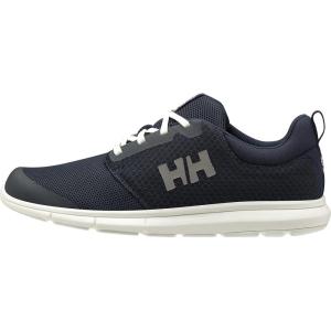 Helly-Hansen Men’s Feathering Shoes – Breathable Sailing Shoe – Flexible Non-Marking Boat Footwear – Footwear for Men(597 Navy/Off White)