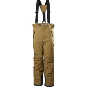 Helly-Hansen No Limits 2.0 Pant – Junior Unisex Waterproof Insulated Ski Pants for Kids, Breathable Snow Wear(718 Sepia)