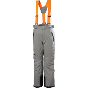 Helly-Hansen No Limits 2.0 Pant – Junior Unisex Waterproof Insulated Ski Pants for Kids, Breathable Snow Wear(876 Concrete)