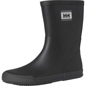 Helly-Hansen Nordvik 2 Rubber Boots for Men – Low Waterproof Rubber Upper with EVA Comfort Insole & Rubber Traction Outsole(980 Ebony)