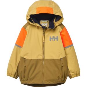Helly-Hansen Rider 2.0 Insulated Ski Jacket for Kids – Waterproof, Breathable, Neon, Reflective, Recycled Materials(389 Sand)