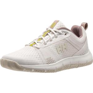 Helly-Hansen Womens Skagen F-1 Offshore Breathable Sailing Watersports Shoes(011 Off White/Pink Cloud)