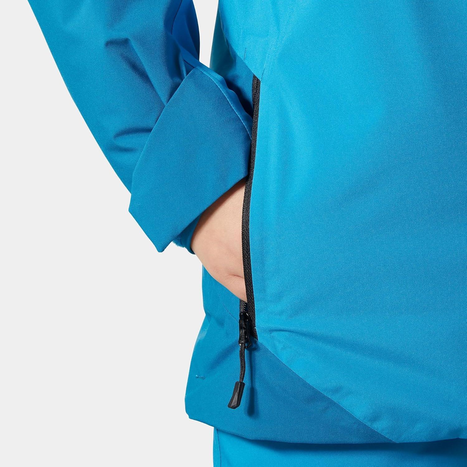 imageHellyHansen Junior Elevate Jacket Unisex Waterproof Coat with Breathable Fabric Durable Outerwear578 Neptune Blue