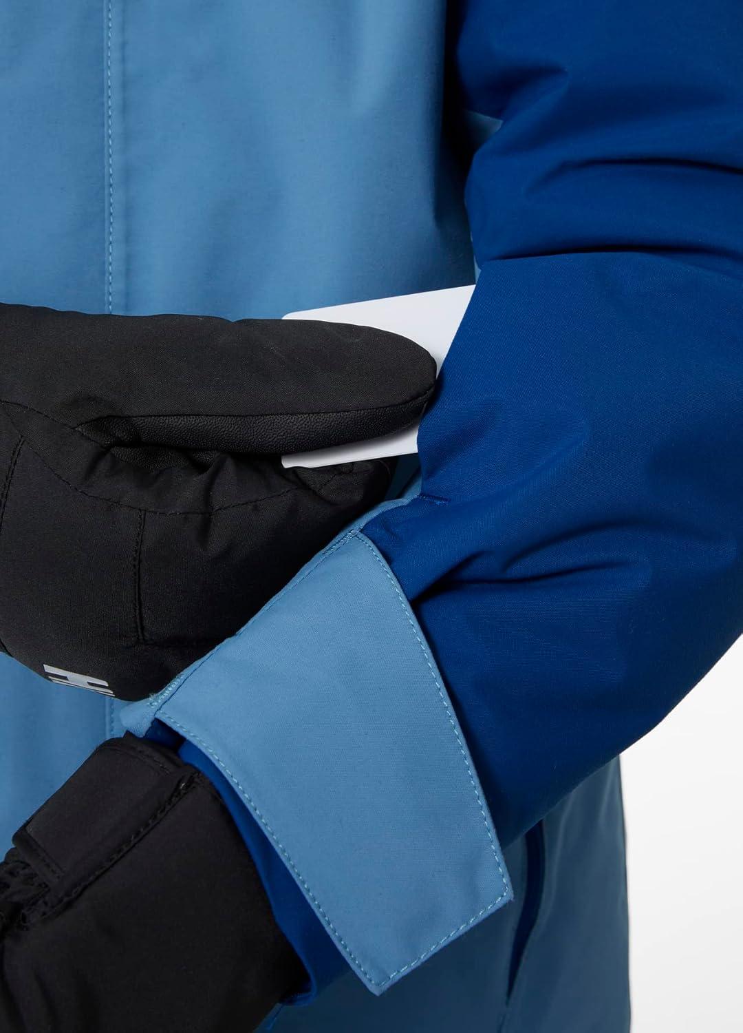 imageHellyHansen Junior Unisex Level Jacket Waterproof Breathable Skiing Jacket for Kids Winter Sports Gear625 Blue Fog
