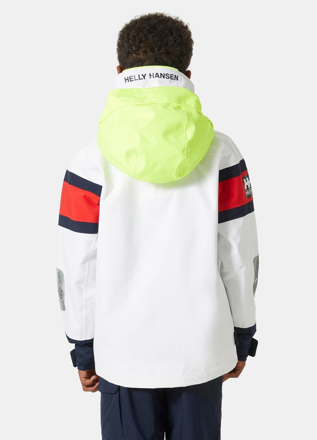 imageHellyHansen Kids Vertical Insulated Jacket Kids Unisex Winter Coat Waterproof Windproof Breathable Warm Outerwear001 White