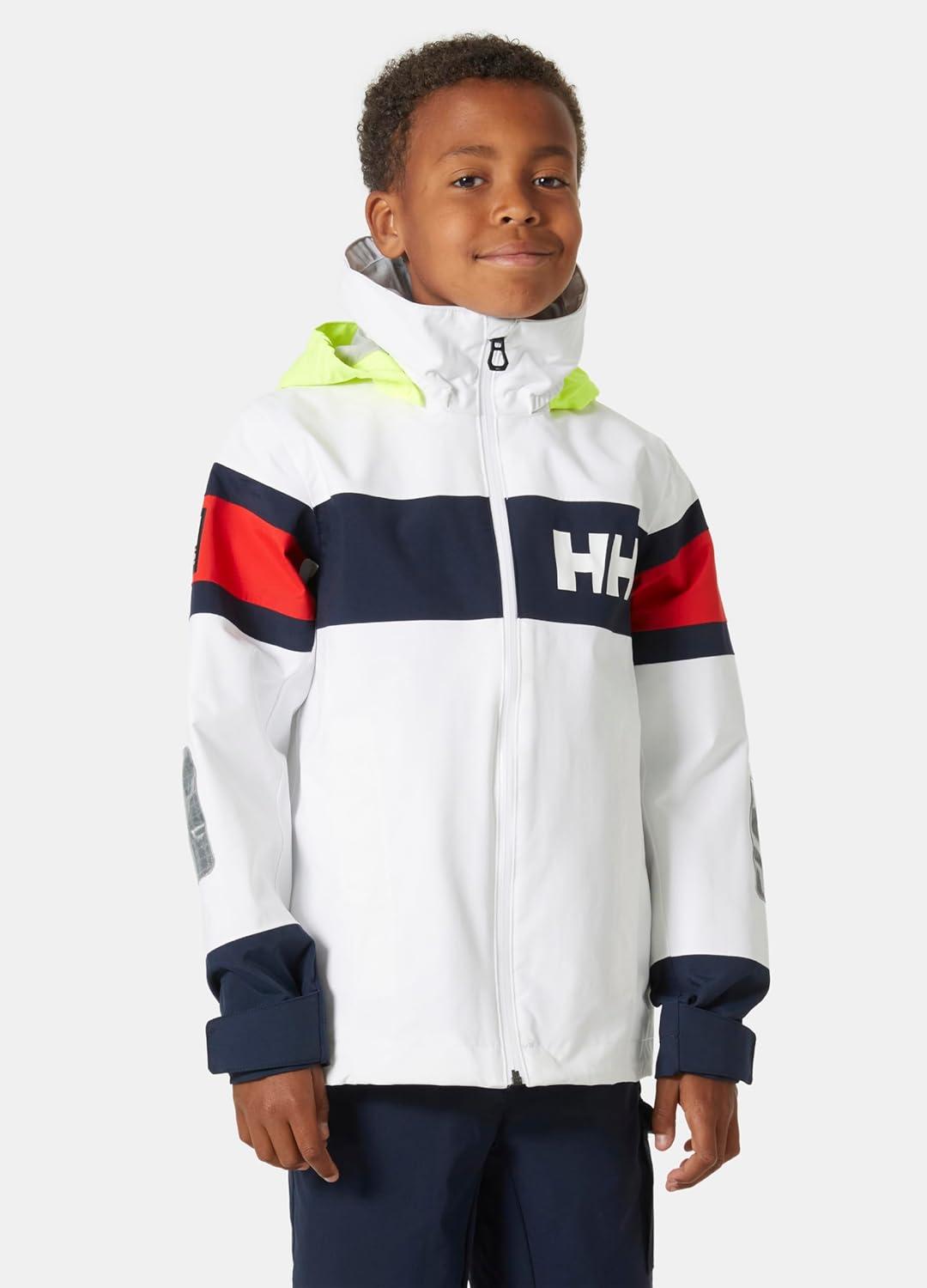 imageHellyHansen Kids Vertical Insulated Jacket Kids Unisex Winter Coat Waterproof Windproof Breathable Warm Outerwear001 White
