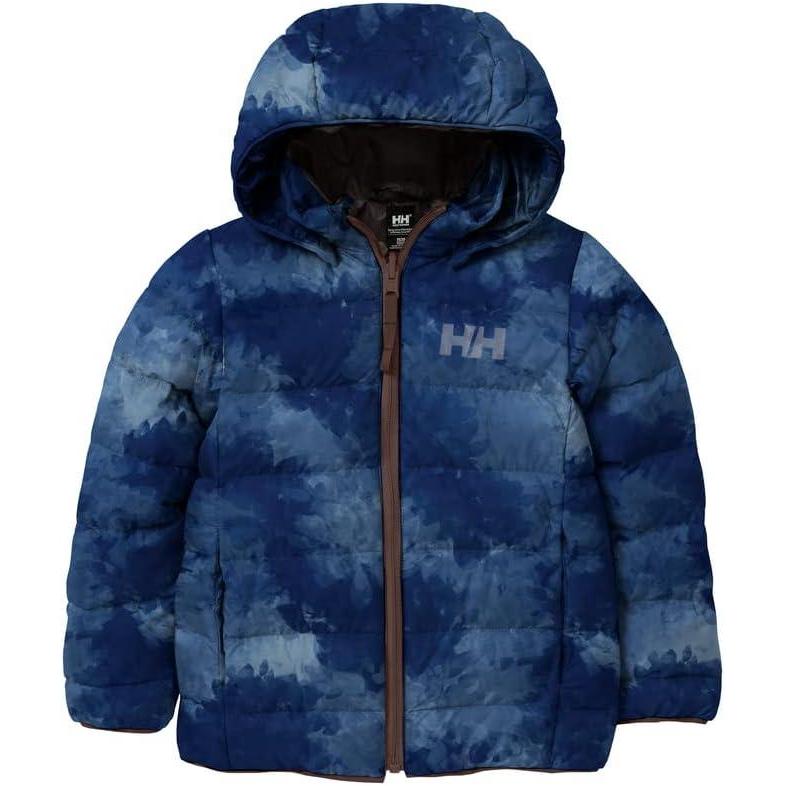 imageHellyHansen Kids Vertical Insulated Jacket Kids Unisex Winter Coat Waterproof Windproof Breathable Warm Outerwear755 Triple Espresso