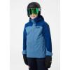 Helly-Hansen Junior Unisex Level Jacket – Waterproof, Breathable Skiing Jacket for Kids, Winter Sports Gear(625 Blue Fog)