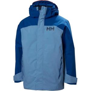 Helly-Hansen Junior Unisex Level Jacket – Waterproof, Breathable Skiing Jacket for Kids, Winter Sports Gear(625 Blue Fog)