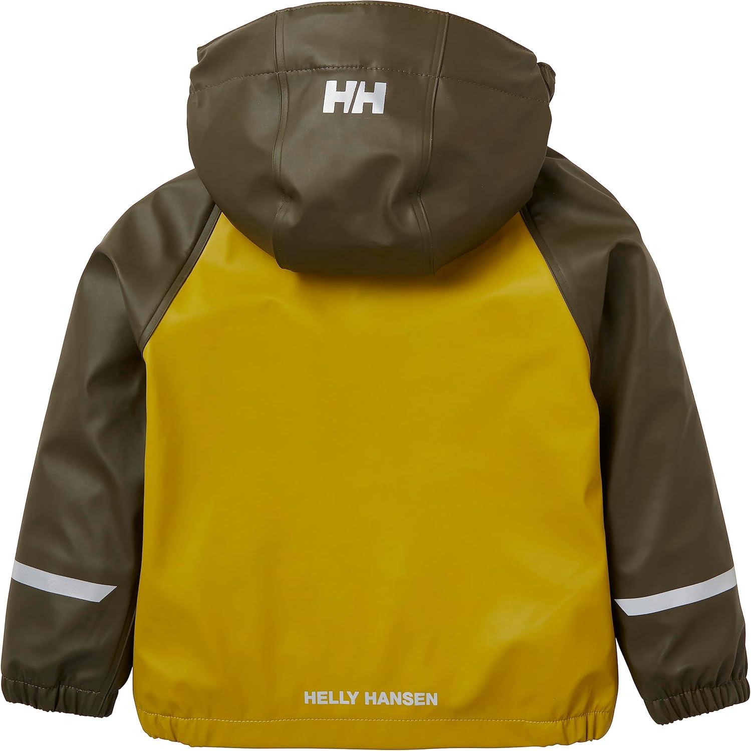 imageHellyHansen Kids Unisex Bergen Fleece Pu Rainset 20432 Utility Green