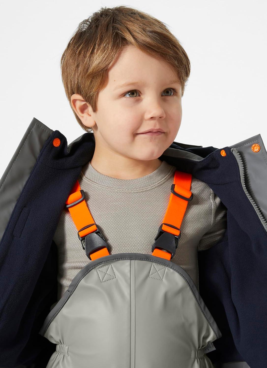 imageHellyHansen Kids Unisex Bergen Fleece Pu Rainset 20885 Terrazzo