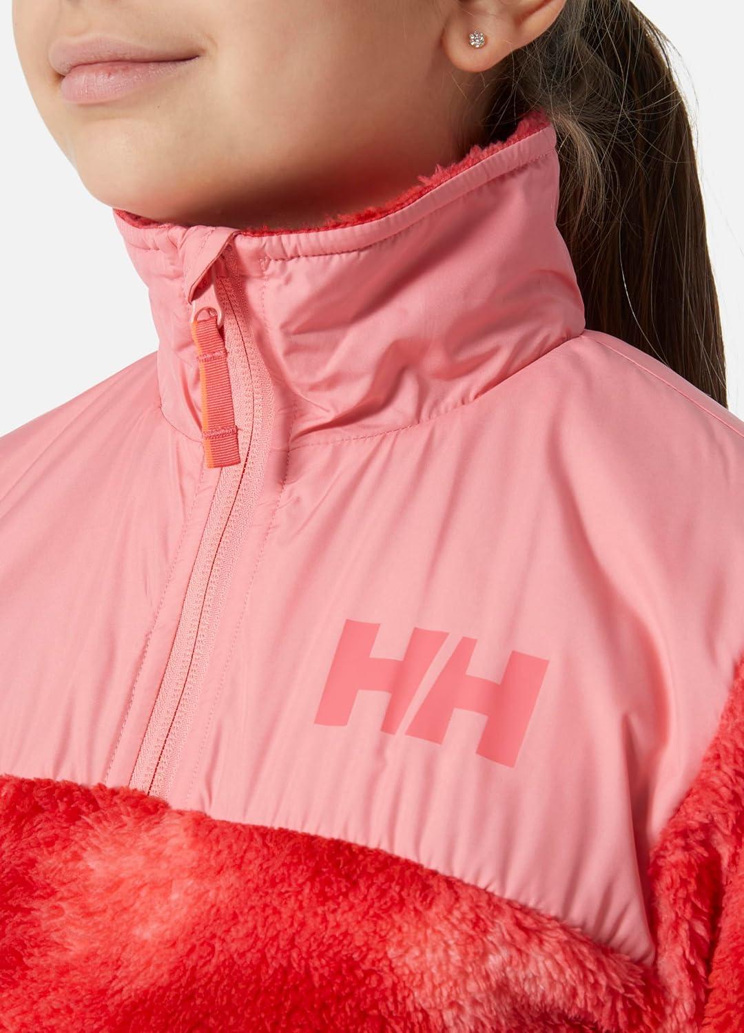 imageHellyHansen unisexchild Helly Hansen Juniors Champ 12 Zip Fleece Midlayer098 Sunset Pink Aop