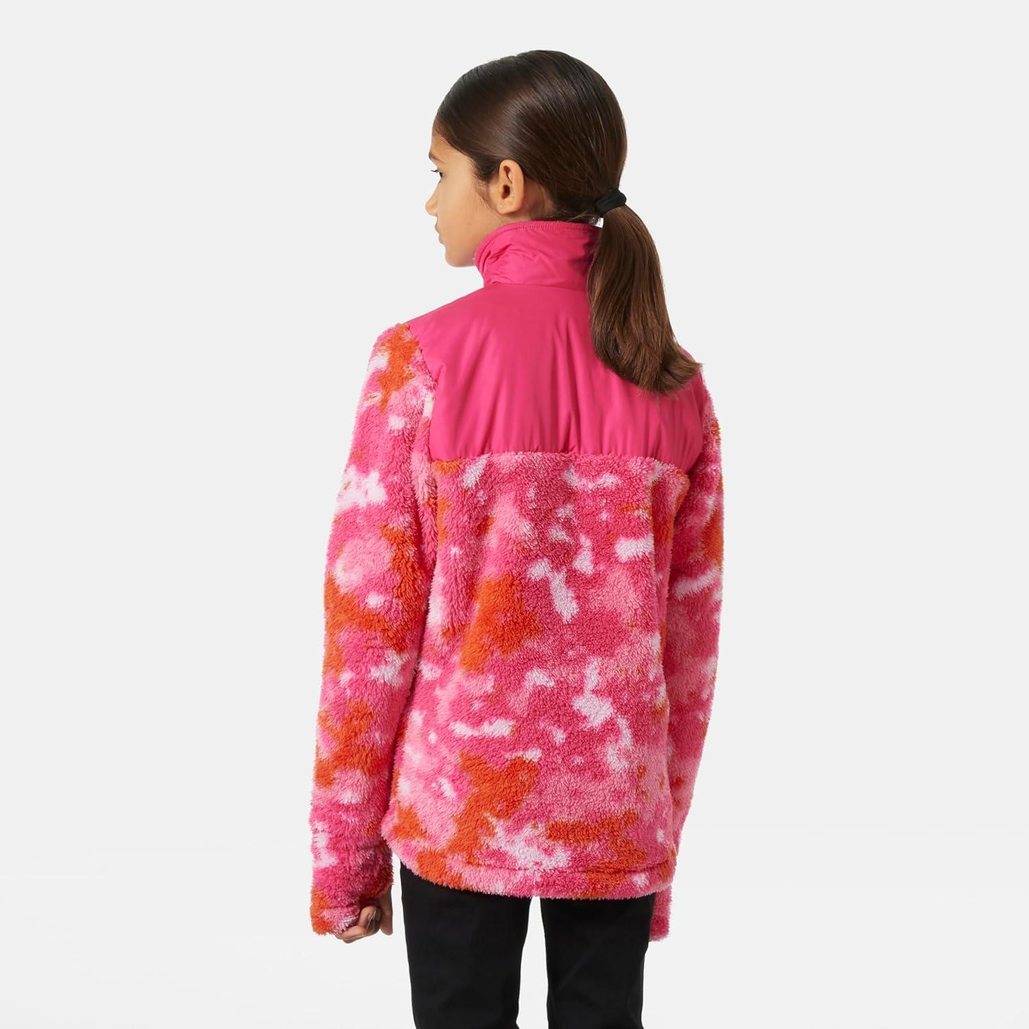 imageHellyHansen unisexchild Helly Hansen Juniors Champ 12 Zip Fleece Midlayer181 Dragon Fruit Splash Camo a