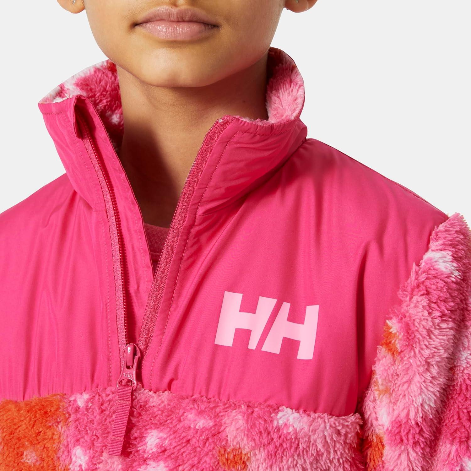 imageHellyHansen unisexchild Helly Hansen Juniors Champ 12 Zip Fleece Midlayer181 Dragon Fruit Splash Camo a