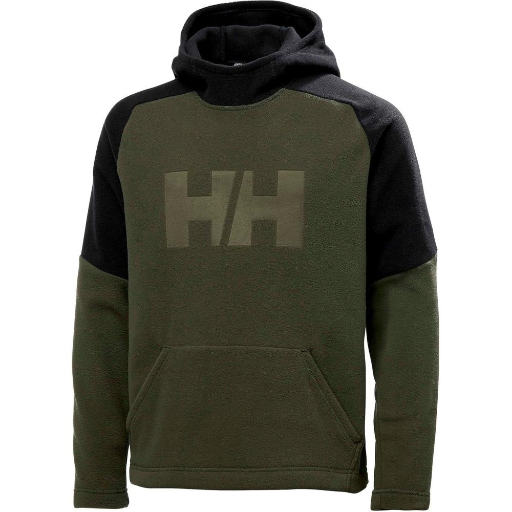 imageHellyHansen babyboys Helly Hansen Junior Daybreaker Fleece Hoodie Jacket431 Utility Green
