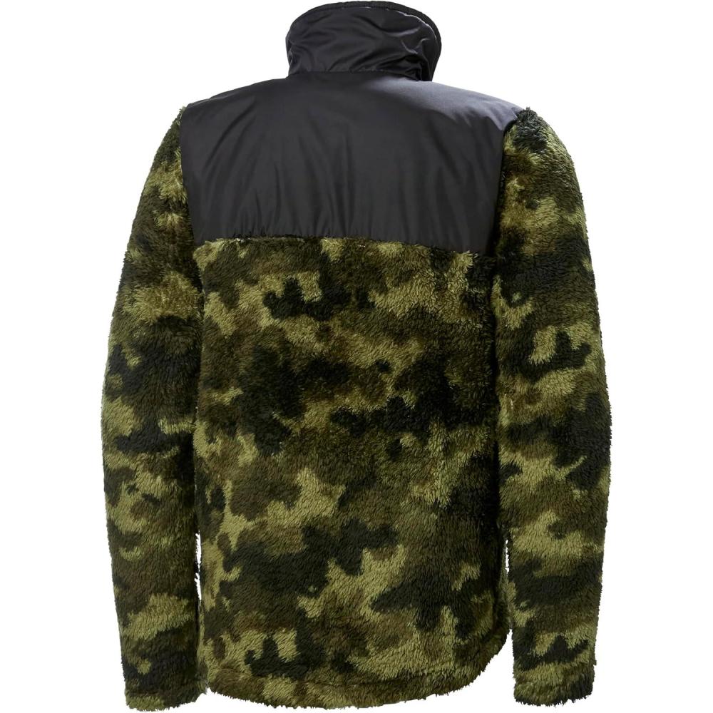 imageHellyHansen unisexchild Helly Hansen Juniors Champ 12 Zip Fleece Midlayer431 Utility Green Aop