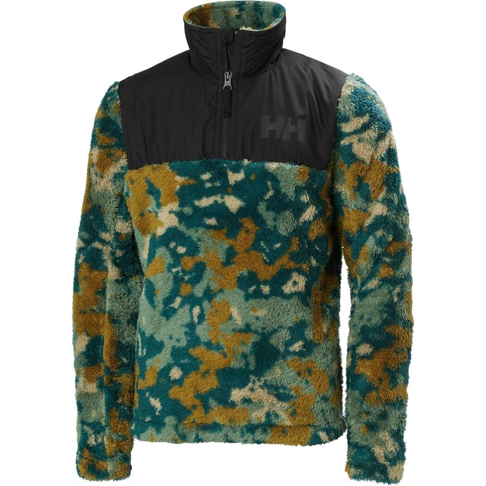 imageHellyHansen unisexchild Helly Hansen Juniors Champ 12 Zip Fleece Midlayer453 Dark Creek Splash Camo Aop