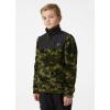 Helly-Hansen unisex-child Helly Hansen Junior’s Champ 1/2 Zip Fleece Midlayer(431 Utility Green Aop)