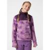 Helly-Hansen unisex-child Helly Hansen Junior’s Champ 1/2 Zip Fleece Midlayer(678 Crushed Grape Aop)