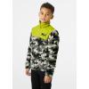 Helly-Hansen unisex-child Helly Hansen Junior’s Champ 1/2 Zip Fleece Midlayer(876 Concrete Aop)