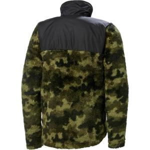 Helly-Hansen unisex-child Helly Hansen Junior’s Champ 1/2 Zip Fleece Midlayer(431 Utility Green Aop)
