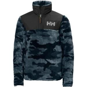 Helly-Hansen unisex-child Helly Hansen Junior’s Champ 1/2 Zip Fleece Midlayer(990 Black)