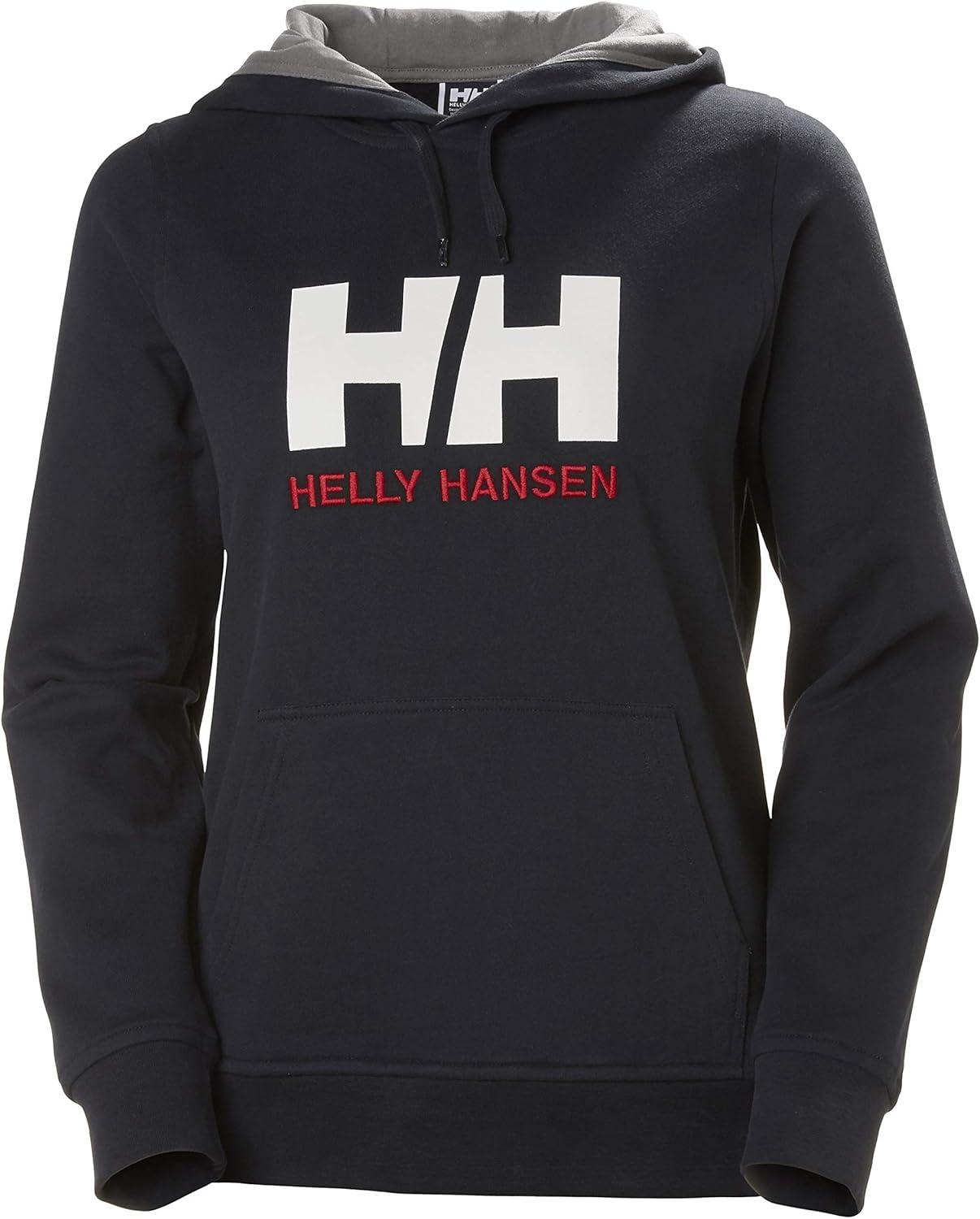 imageHelly Hansen W Hh Logo Hoodie949 Grey Melange