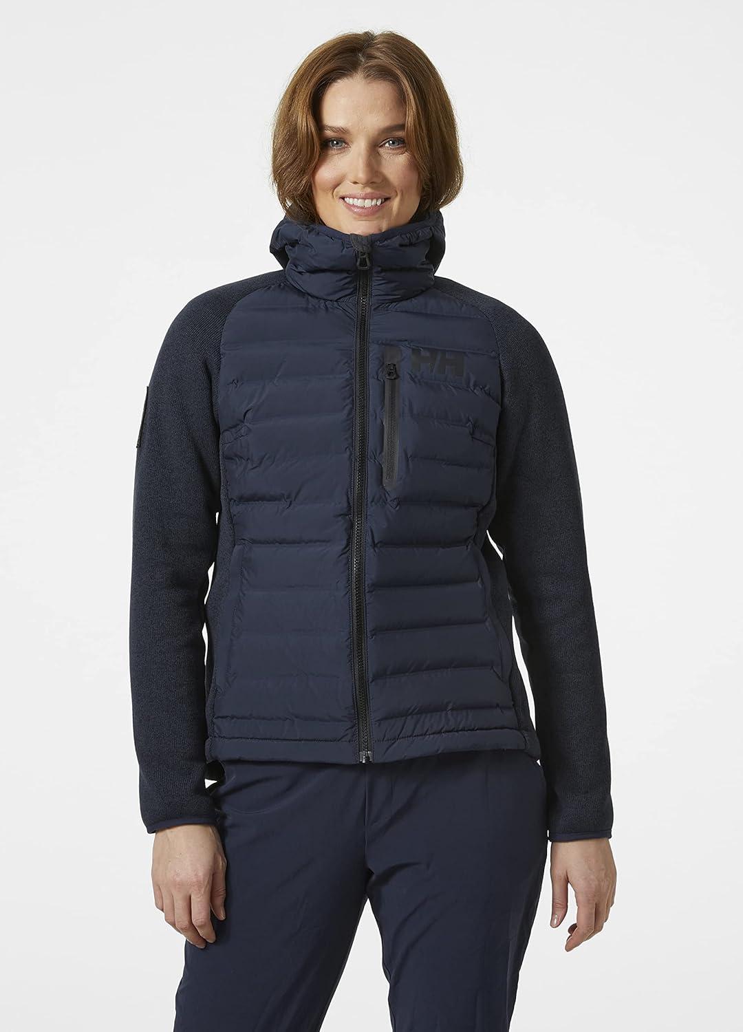 imageHellyHansen Arctic Ocean Hybrid Ins Womens Coat Stylish AthleticInsulated Jackets for Ultimate Warmth ampamp Comfort597 Navy